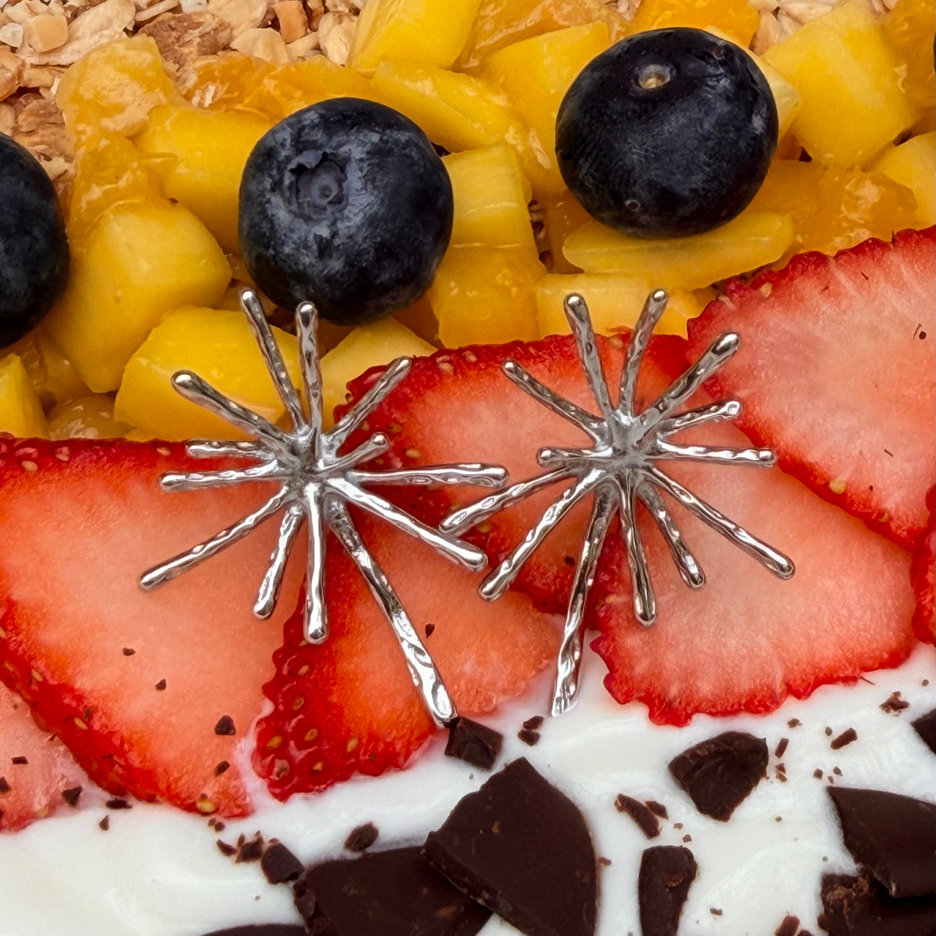 Elya Earrings Silver